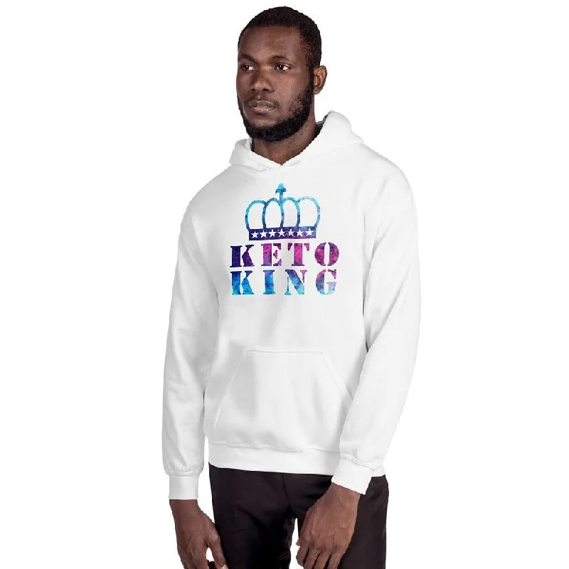 Keto King Ketogenic Diet Hoodie Cozy Sweatshirts for Fall