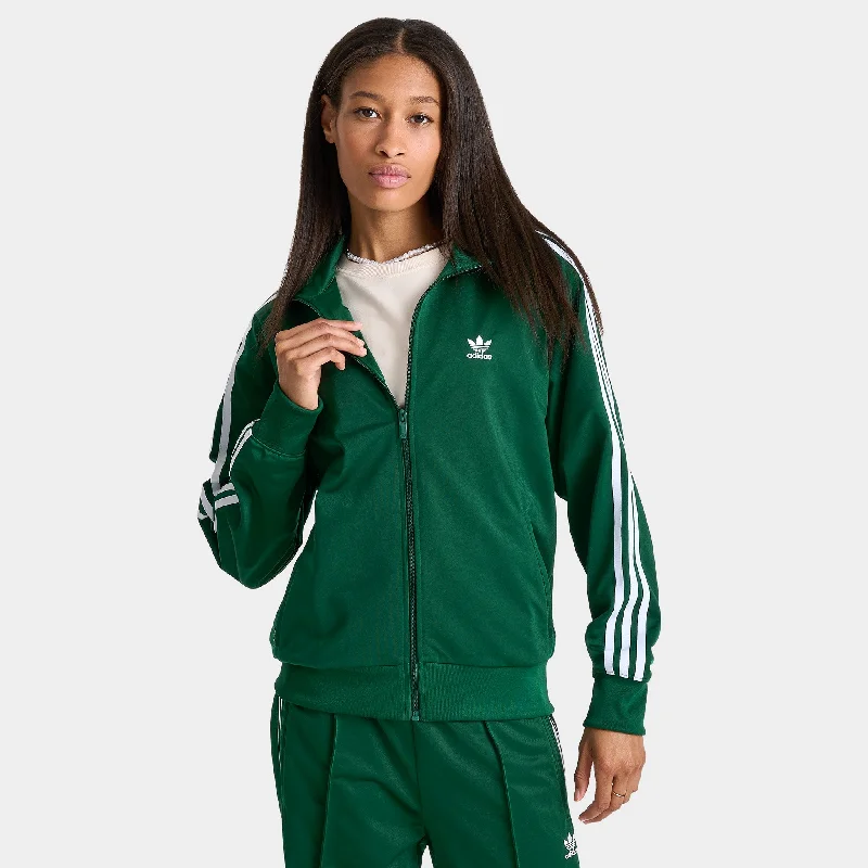 adidas Originals Women's Adicolor Firebird Track Jacket / Collegiate Green Women's casual jackets