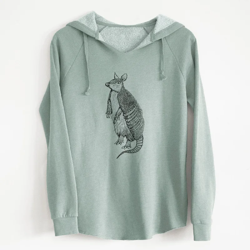 Nine-Banded Armadillo - Dasypus novemcinctus - Cali Wave Hooded Sweatshirt Cozy Winter Sweatshirt