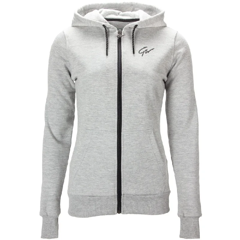 Pixley Zipped Hoodie -Gray Women's long jackets