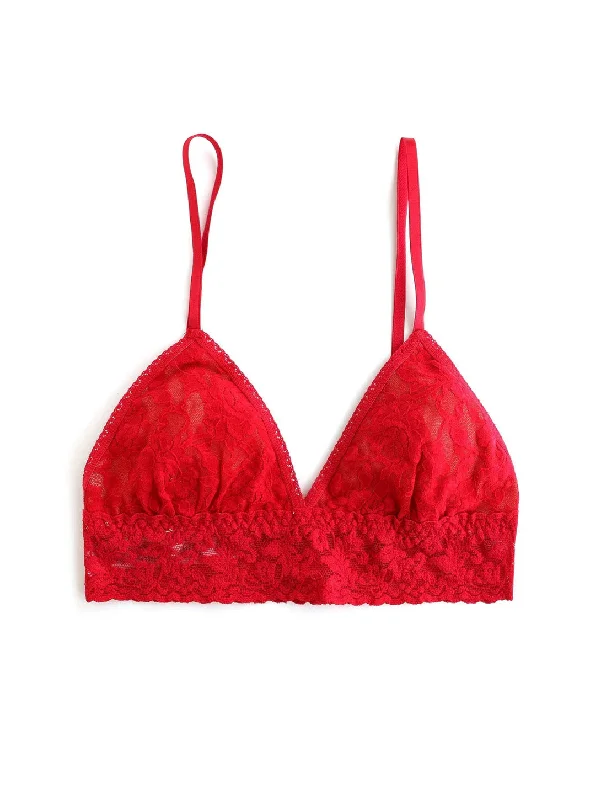 Padded Triangle Bralette - Red Bamboo pajama sets