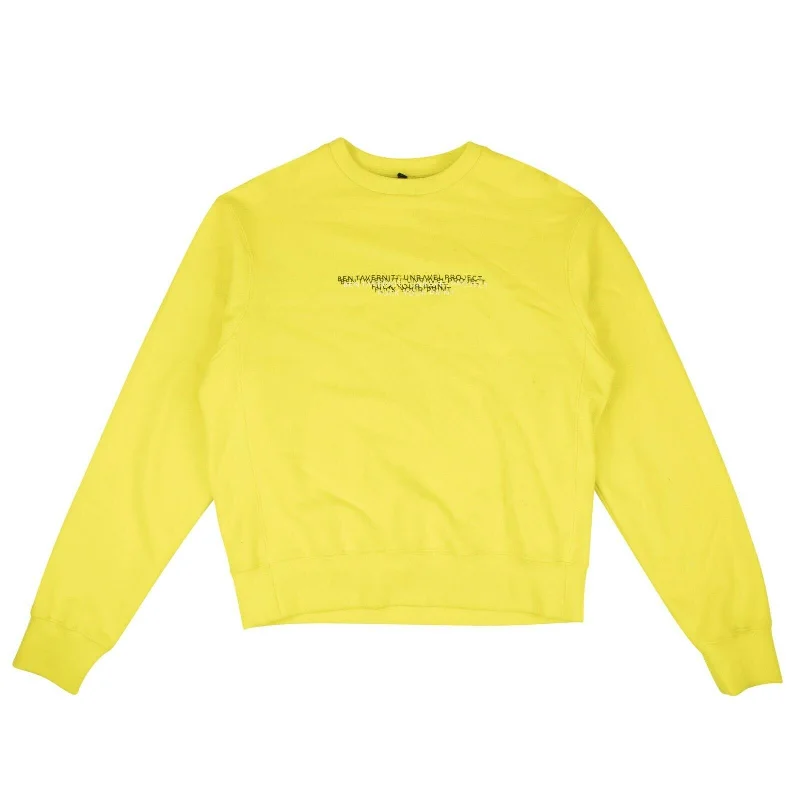 Unravel Project Logo Jersey Sweatshirt - Yellow Levi's sweaters