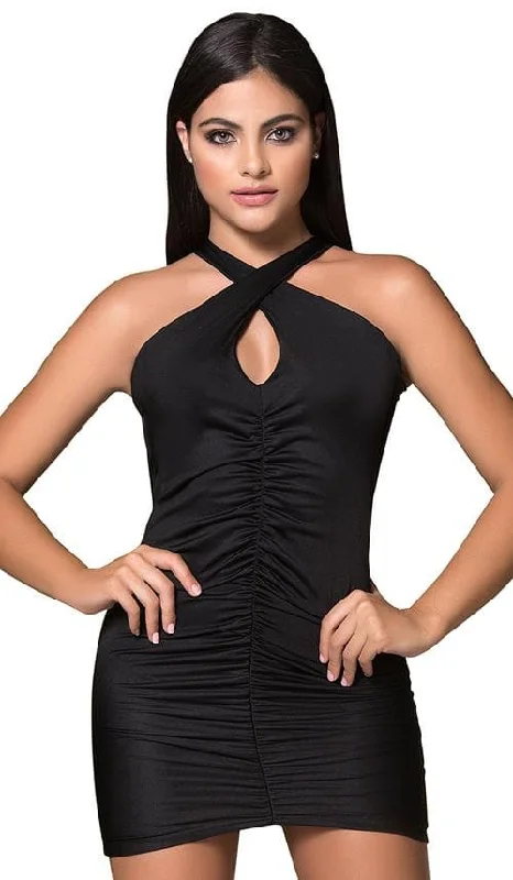 Criss Cross Keyhole Mini Dress - ST1006 Formal mini dresses