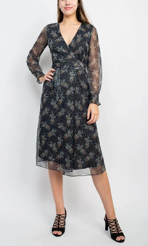 Sage Collective SU05D26 - Paisley A-Line Long Dress Best maxi dresses for casual wear