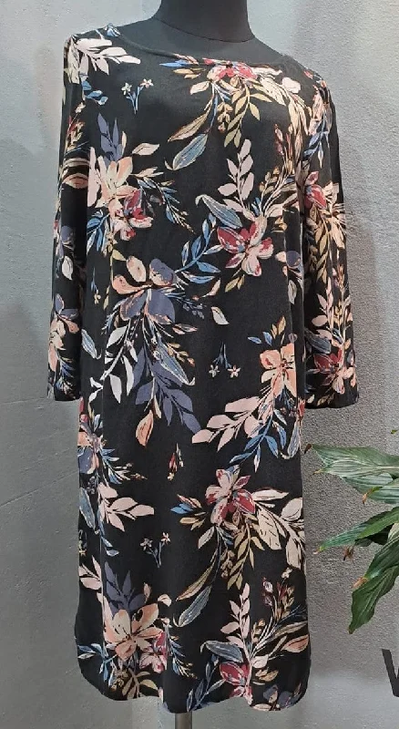 Casual Floral Viscose Dress (Small) Cheap floral dresses