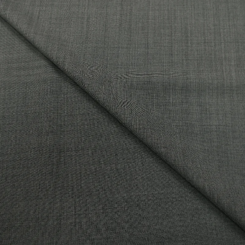 2.40 YDS Grey Crosshatch Super 150s Tasmanian 100% Wool Loro Piana Fabric Wrap unclassified dresses