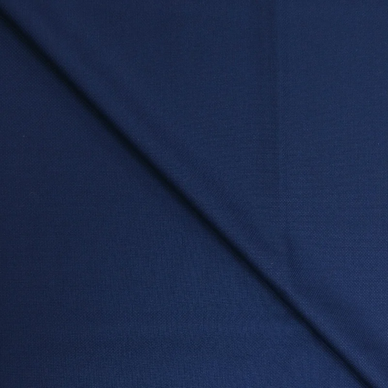 2.40 YDS Medium Blue Plain Four Seasons Super 130's Extrafine Wool Loro Piana Fabric Long unclassified dresses