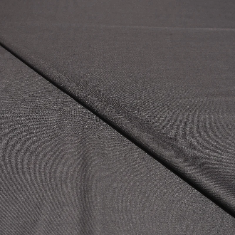 2 YDS Slate Grey Crosshatch Super 170's Wool & Silk Loro Piana Fabric Chiffon unclassified dresses