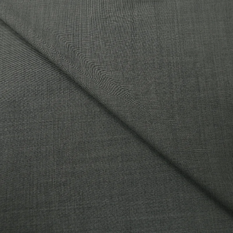 4 YDS Gun Smoke Grey Crosshatch Wool Loro Piana Fabric A-line unclassified dresses