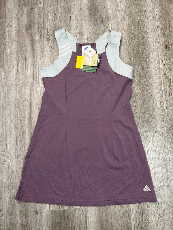 Athletic Dress By Adidas In Purple, Size: M Boho unclassified dresses