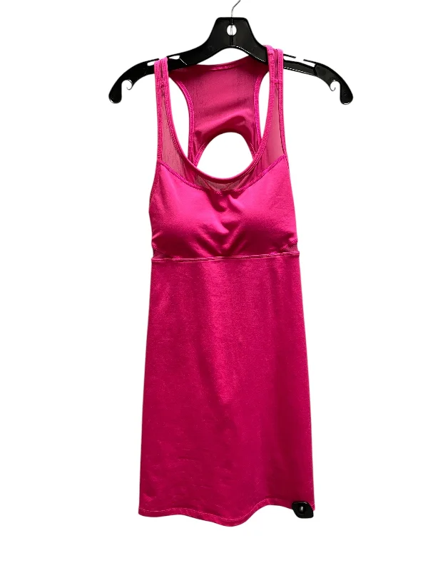 Athletic Dress By Fabletics In Pink, Size: M Date night unclassified dresses