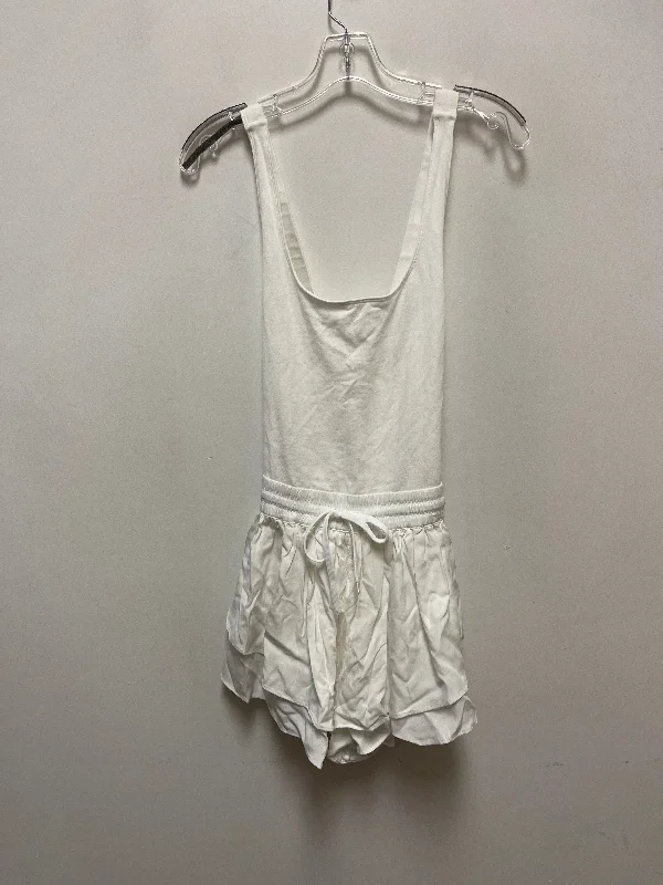 Athletic Dress By Free People In White, Size: M Velvet unclassified dresses