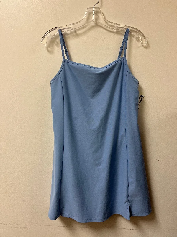 Athletic Dress By Old Navy In Blue, Size: L Striped unclassified dresses