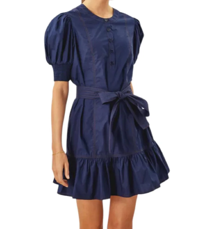 Bonnie Dress In Navy Tulle unclassified dresses