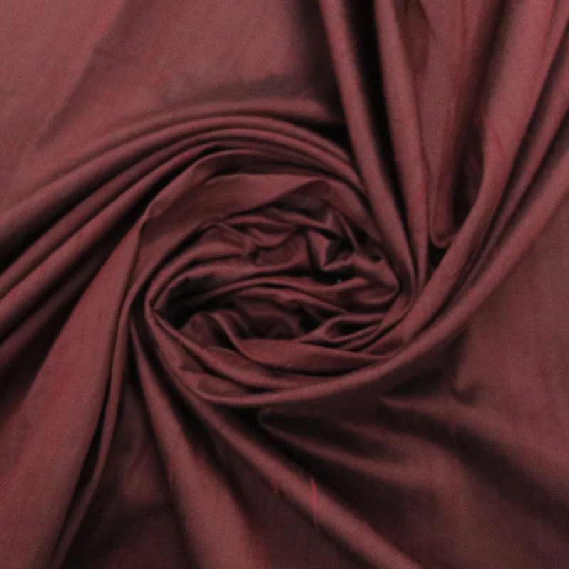 Burgundy Dupioni/Shantung Raw Silk Satin unclassified dresses