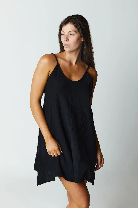 Carmel Dress // Black (gauze) Long sleeve unclassified dresses