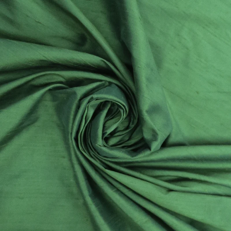 Dark Green Dupioni/Shantung Raw Silk Winter unclassified dresses