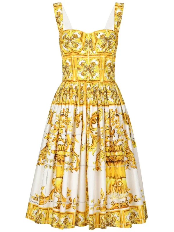 Dolce & Gabbana Women's Dresses yellow Lightweight unclassified dresses