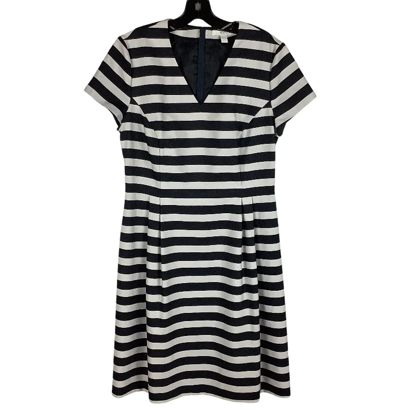 Dress Designer By Hugo Boss In Striped Pattern, Size: 8 Anniversary unclassified dresses