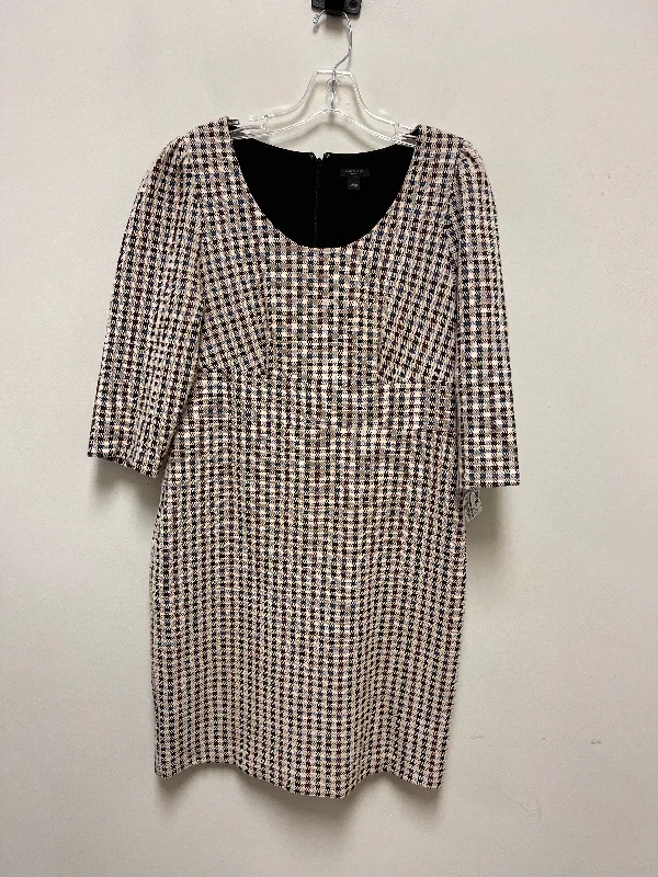 Dress Work By Ann Taylor In Plaid Pattern, Size: Petite L Y2K unclassified dresses