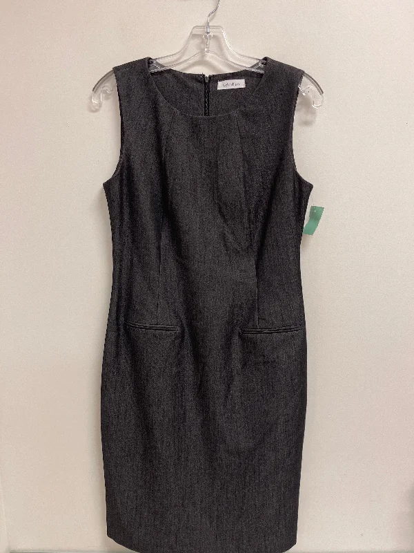 Dress Work By Calvin Klein In Black, Size: S Stretchy unclassified dresses