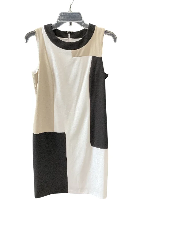 Dress Work By Calvin Klein In Black & White, Size: 4 Date night unclassified dresses