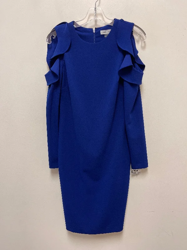 Dress Work By Calvin Klein In Blue, Size: S Women's unclassified dresses