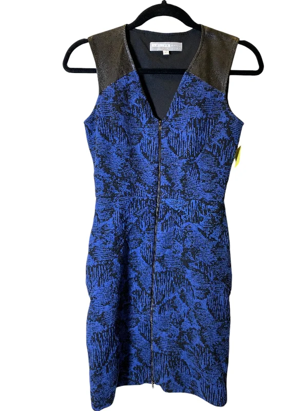 Dress Work By Hunter Bell In Black & Blue, Size: Xs Street style unclassified dresses