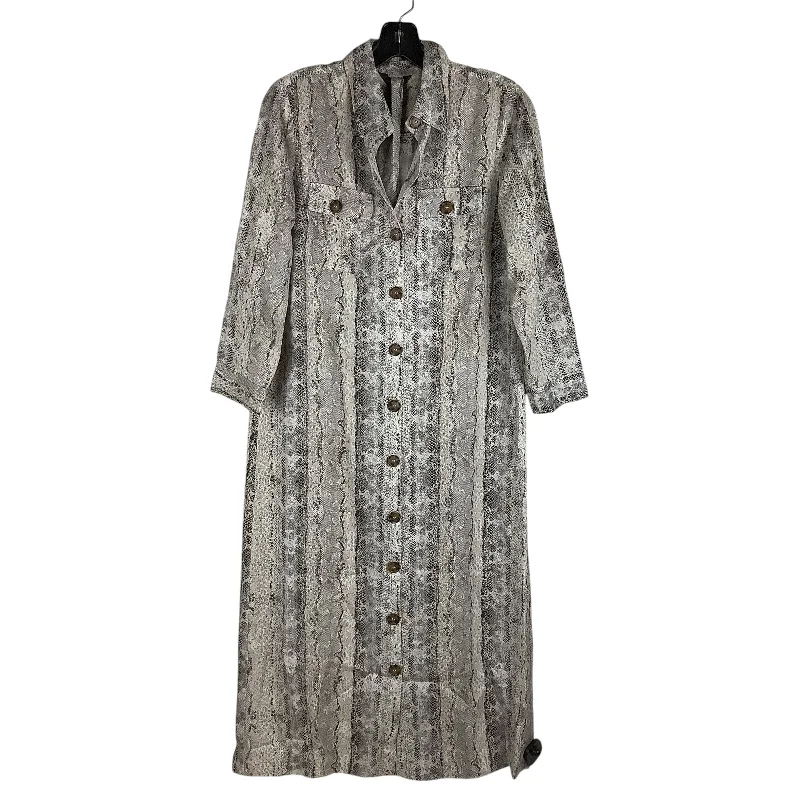 Dress Work By Limited In Snakeskin Print, Size: 4 Long sleeve unclassified dresses