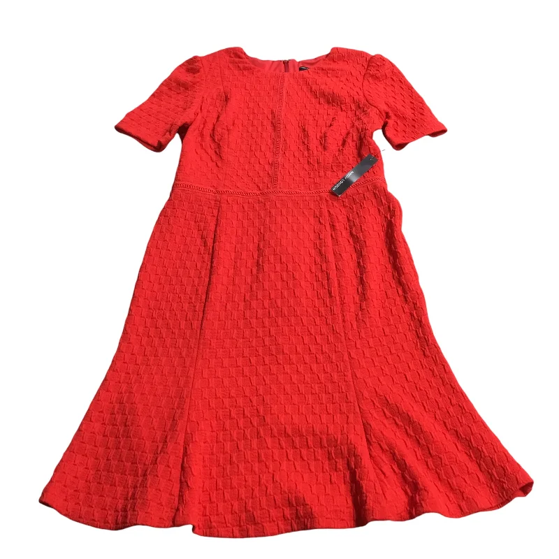 Dress Work By Maggy London In Red, Size: 12 Casual chic unclassified dresses