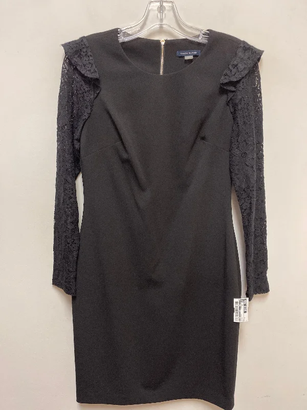 Dress Work By Tommy Hilfiger In Black, Size: S Long sleeve unclassified dresses