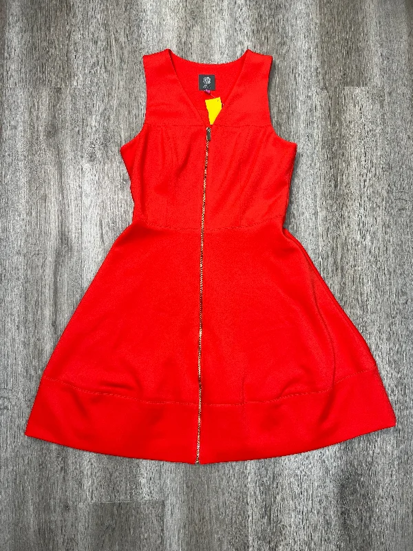 Dress Work By Vince Camuto In Red, Size: S Mesh unclassified dresses