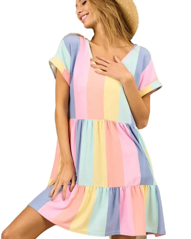 Hacci Knit Dress In Multicolor Wedding guest unclassified dresses