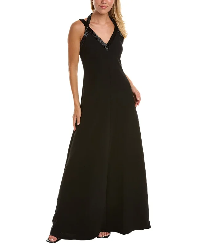 Halston Allison Gown Cotton unclassified dresses