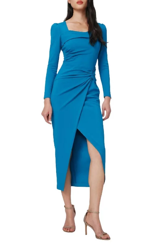 Hughie Dress In Dark Teal Lounge unclassified dresses