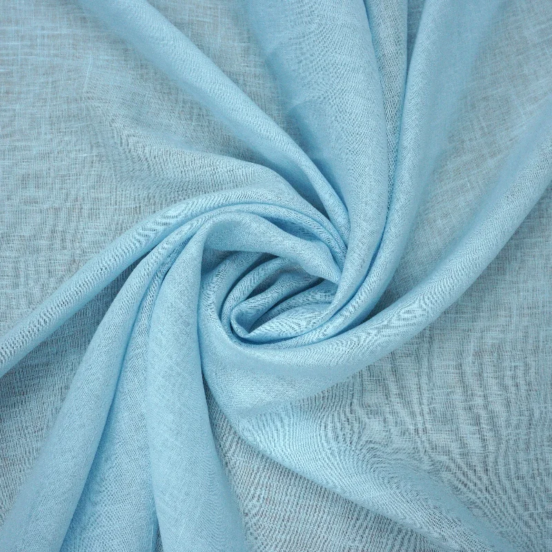 Ice Blue Italino Solid Italian Linen Fabric Textile Pastel unclassified dresses