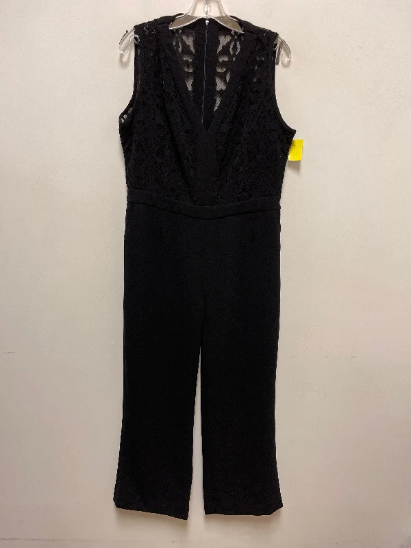 Jumpsuit By Alberto Makali In Black, Size: 1x Soft fabric unclassified dresses