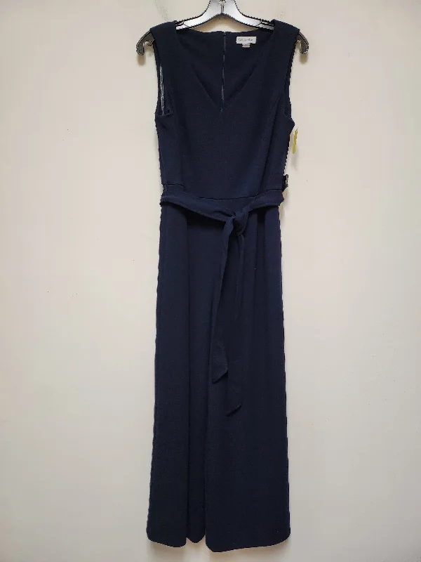 Jumpsuit By Calvin Klein In Navy, Size: L Minimalist unclassified dresses