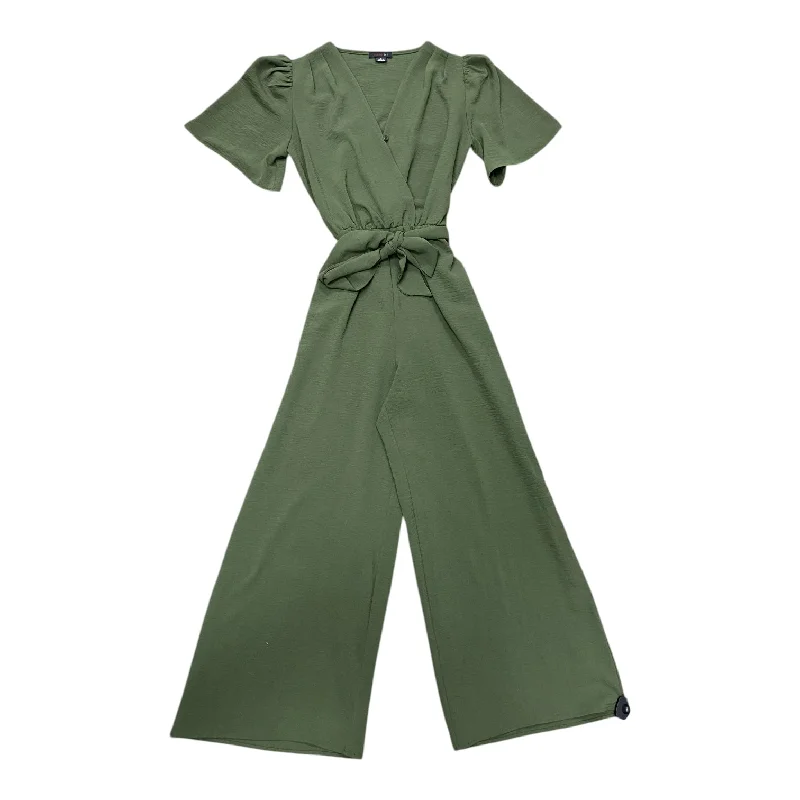 Jumpsuit By Fraice by J In Green, Size: S Off-shoulder unclassified dresses