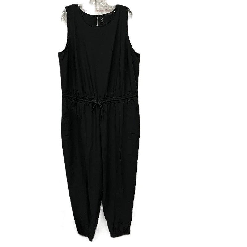 Jumpsuit By Ideology In Black, Size: Xxl Beaded unclassified dresses