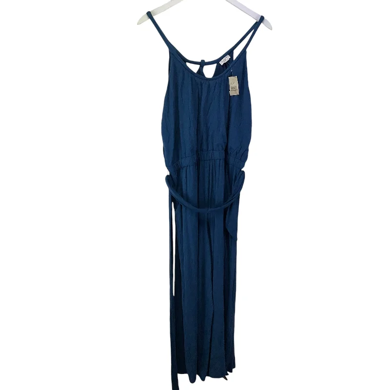 Jumpsuit By Loft In Blue, Size: L Spring unclassified dresses