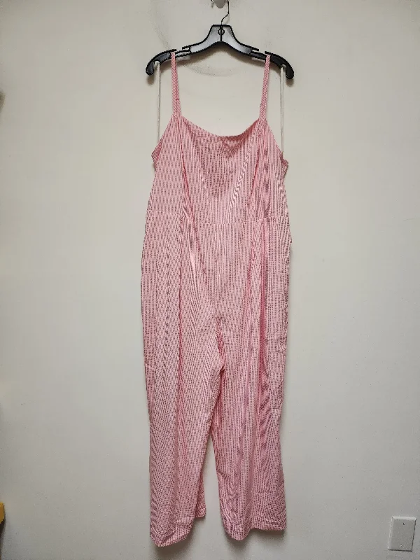 Jumpsuit By Vineyard Vines In Pink & White, Size: 2x Elegant unclassified dresses