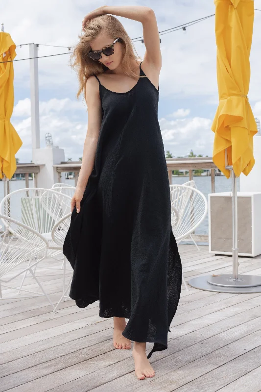 Leta Dress // Black (gauze) Tiered unclassified dresses