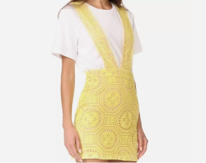 Love Those Lemons Dress In Yellow, White Designer unclassified dresses