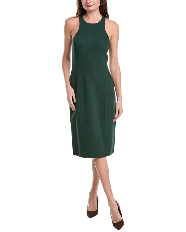 Michael Kors Collection Racerback Wool-Blend Sheath Dress Summer unclassified dresses