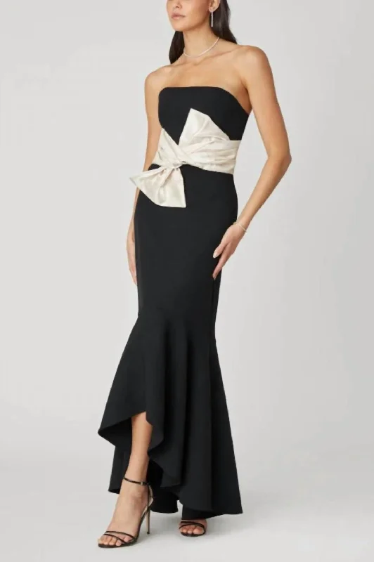 Midnight Smith Dress In Jet/champagne Graduation unclassified dresses