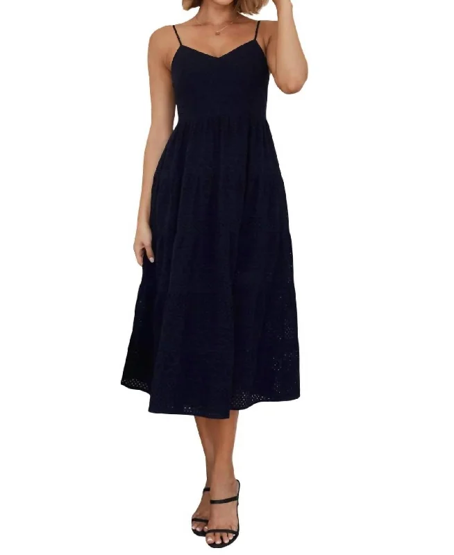 Mila Dress In Navy Bright color unclassified dresses