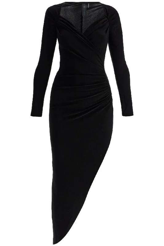 Norma Kamali Women's Asymmetric Draped Jersey Stretch Dress In Trendy unclassified dresses