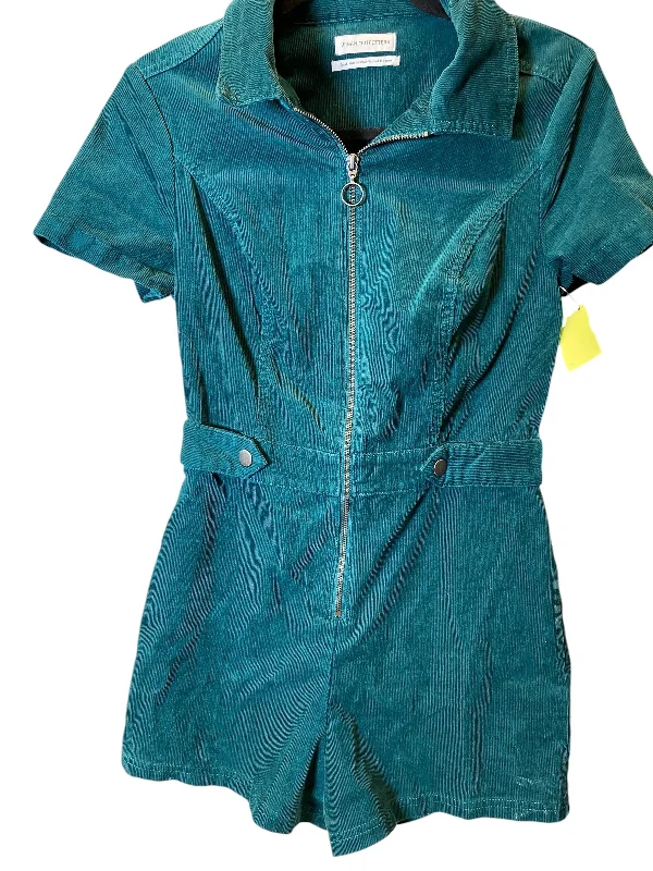 Romper By Urban Outfitters In Teal, Size: M Halter unclassified dresses