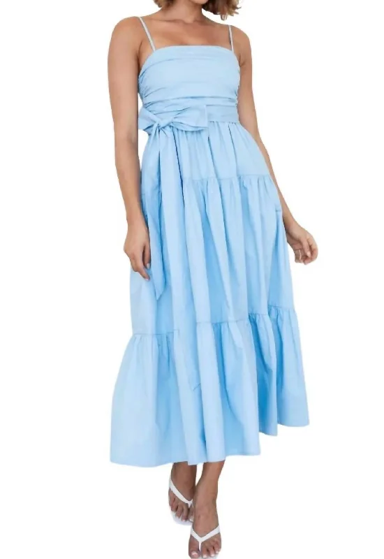 Sabrina Dress In Powder Blue Lounge unclassified dresses